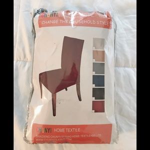 4 Grey Chair Slipcovers